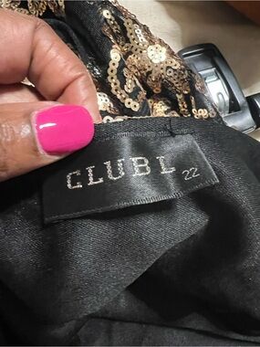 Black Sequin Women's Dress